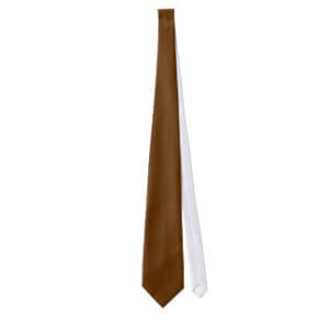 displaying image of Dark Brown Slim Tie