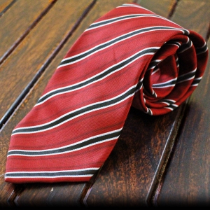 displaying image of Formal Blacklines Red Tie