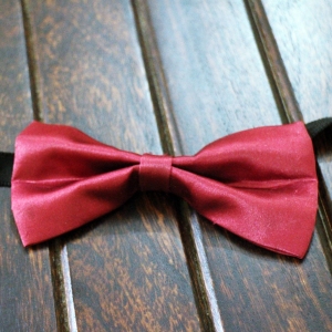 displaying image of Maroonish Bow Tie