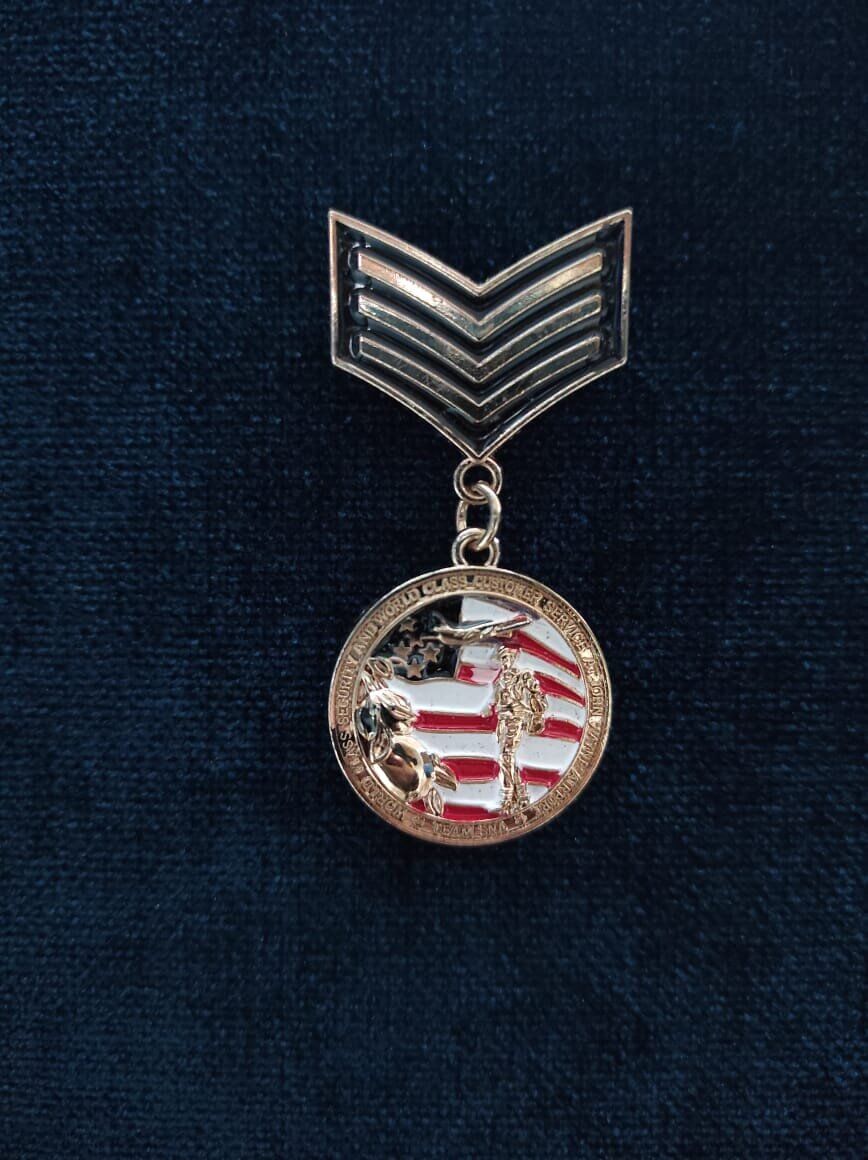 displaying image of Medal Brooch