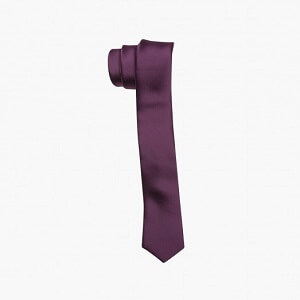 displaying image of Purple Slim Fit Tie