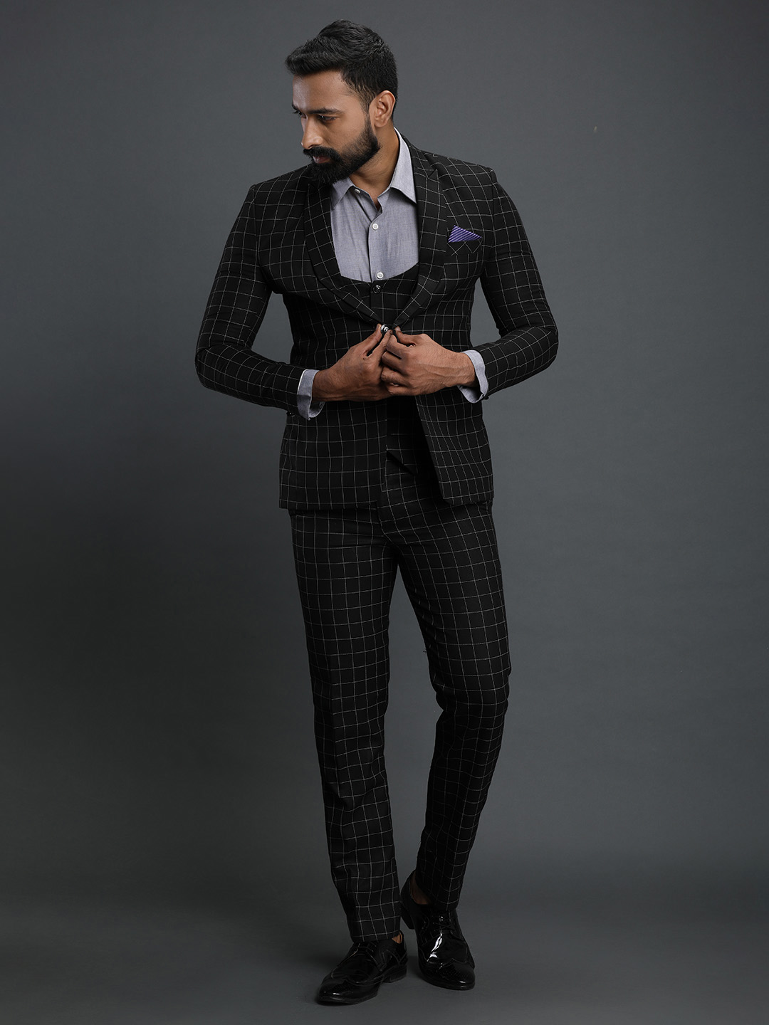 black-checks-3-piece-suit