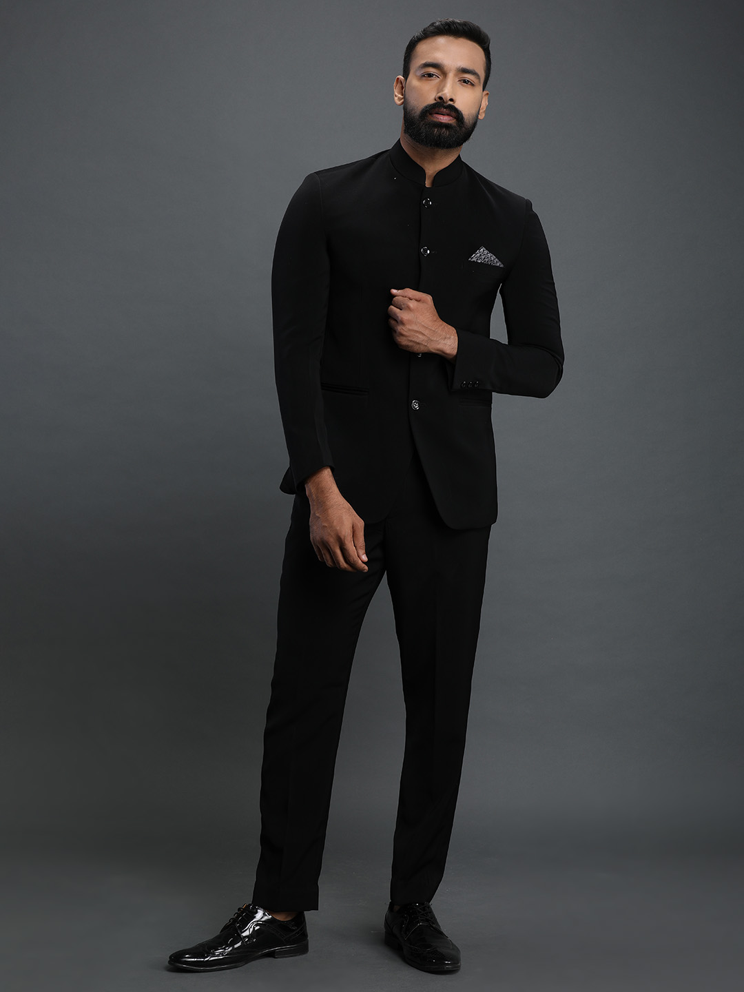 black-polynosic-jodhpuri-suit
