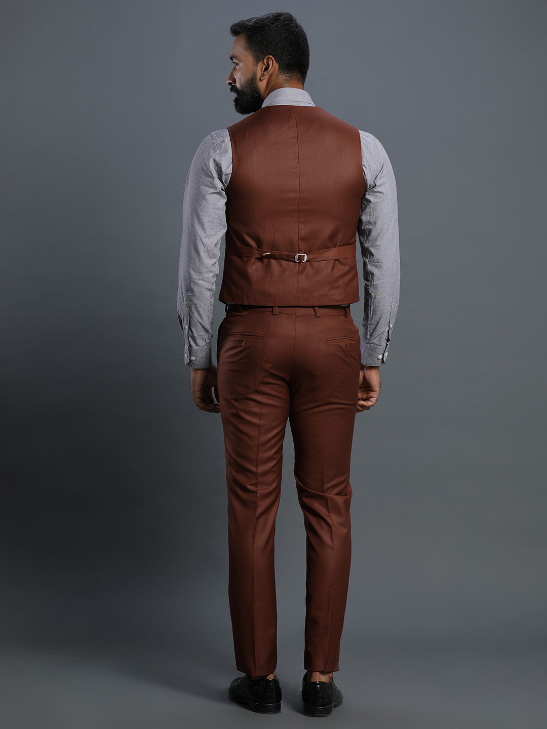 Brown 3 Piece Suit