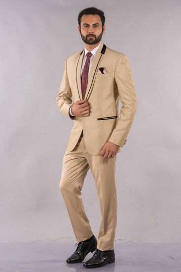 Rent/Buy Light Cream 3 Piece Suit | Home Trial | Free Delivery ...