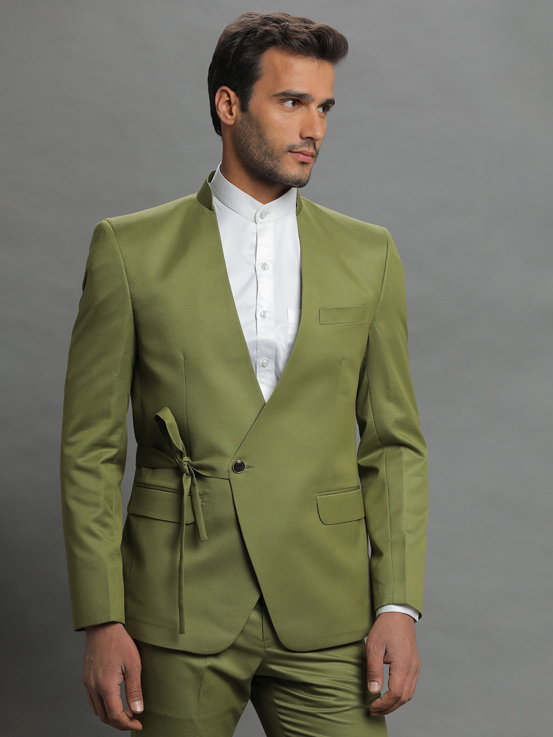 Green Designer 2 Piece Suit