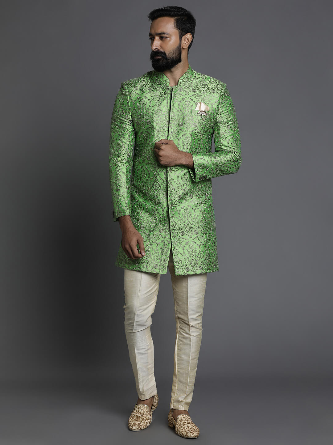 light-green-embroidered-sherwani