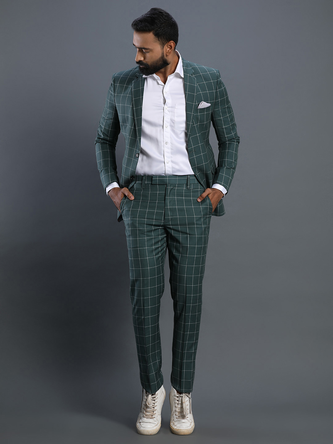 olive-green-checks-3-piece-suit