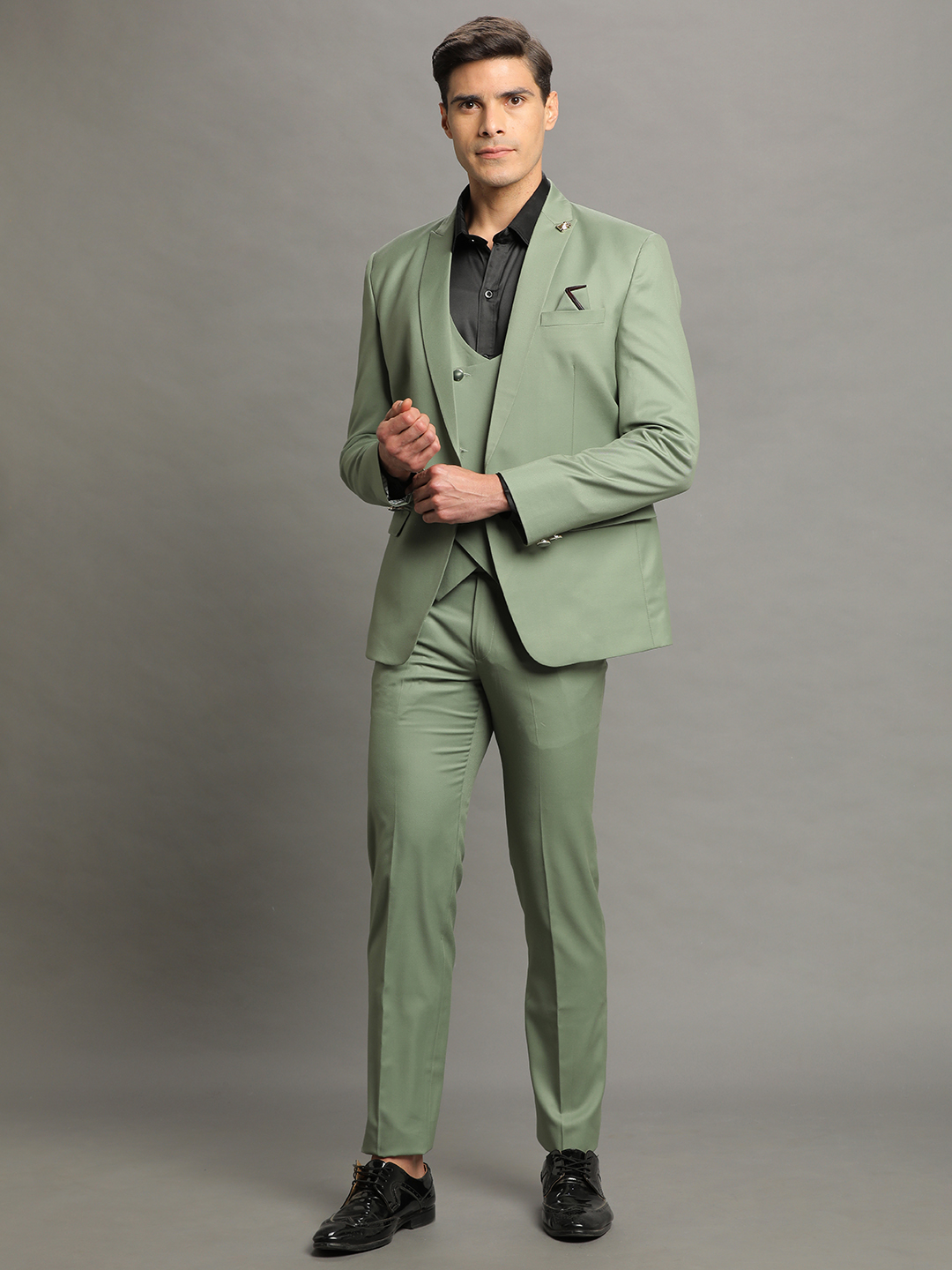 Pastel Green 3 Piece Suit
