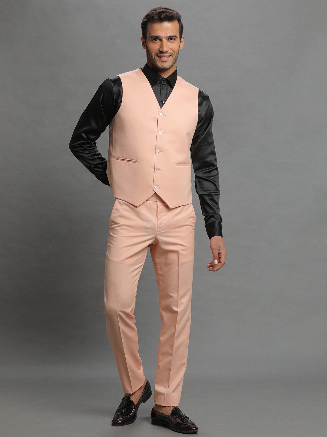 Peach 3 Piece Suit